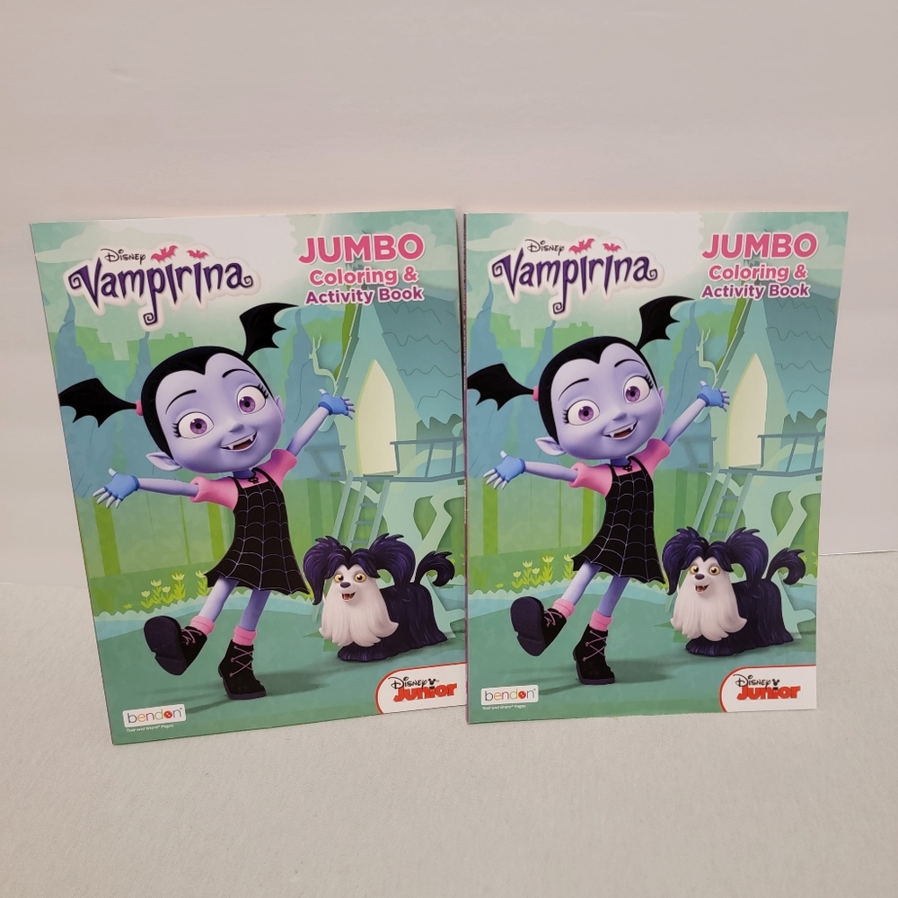 2 Disney Vampirina Coloring  Activity Books